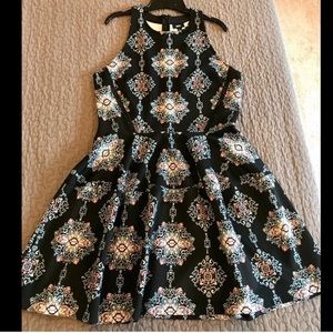 Mossimo fit and flare dress